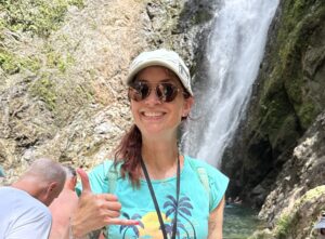 Me in front of Navua waterfall