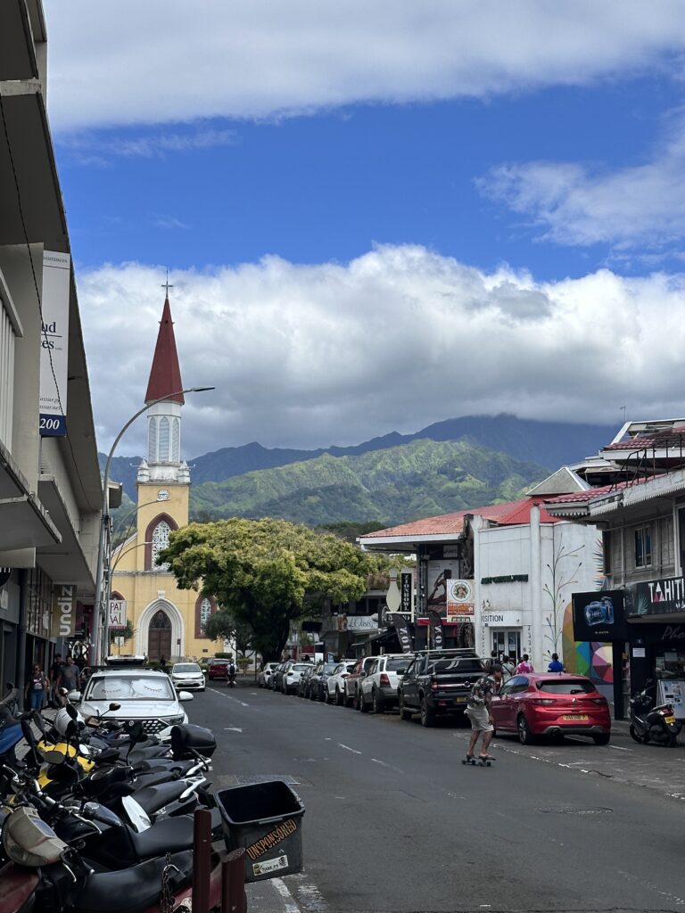 A street in Papeete Tahiti